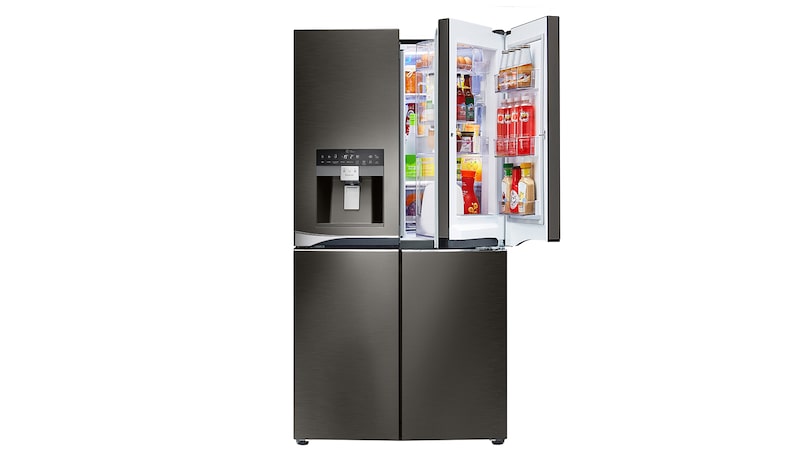 LG 712L French Door Fridge, with Door-In-Door®, in Black Stainless Steel, GF-5D712BSL